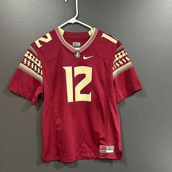 Nike FSU Seminoles Maroon and Gold Football Jersey Large - Picture 1 of 4